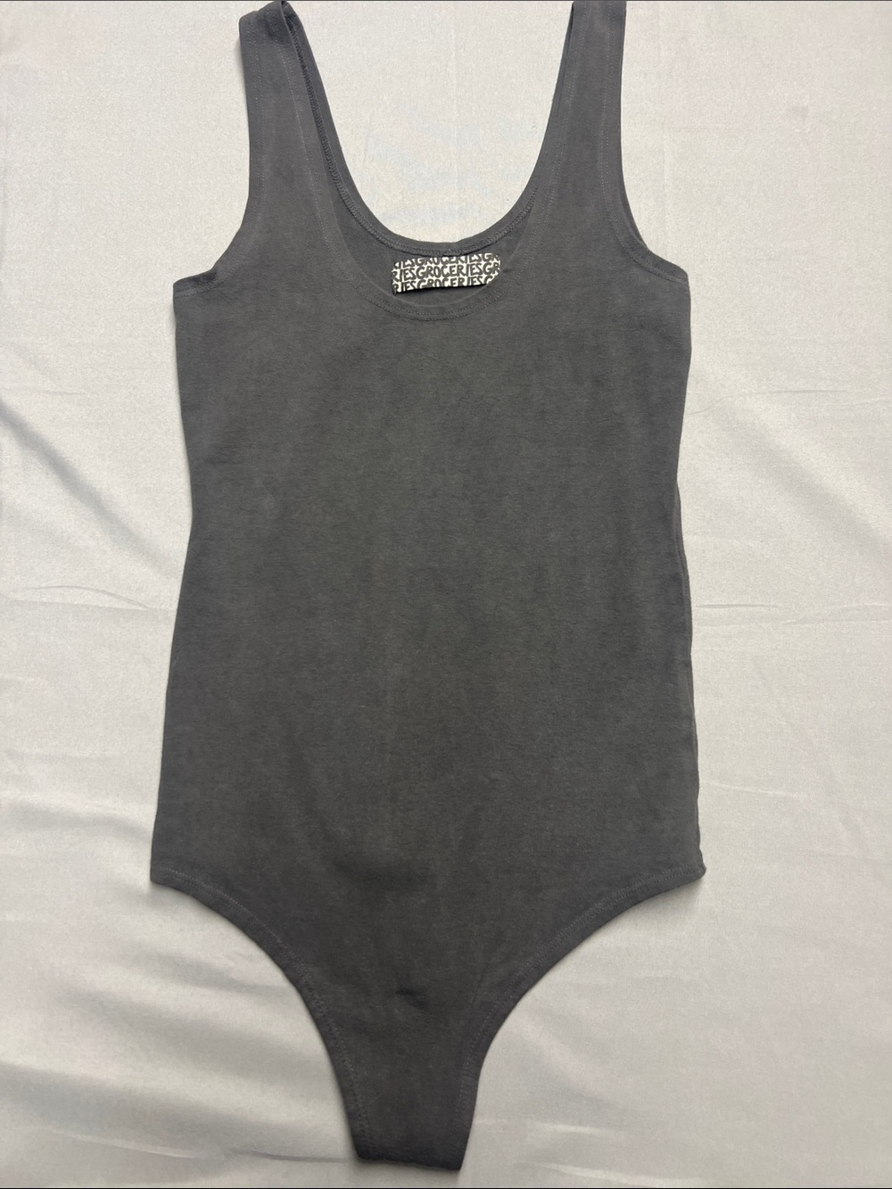 Groceries Classic Black Scoop Neck Bodysuit - Women